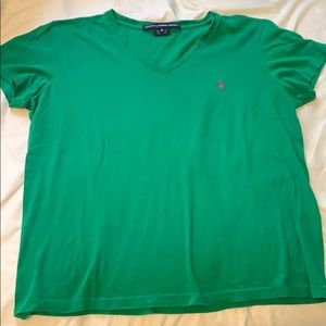 Green Ralph Lauren shirt